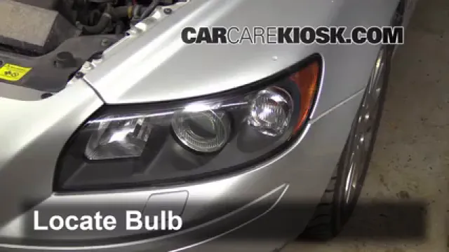 2005 Volvo S40 i 2.4L 5 Cyl. Éclairage Feu de jour (remplacer l'ampoule)